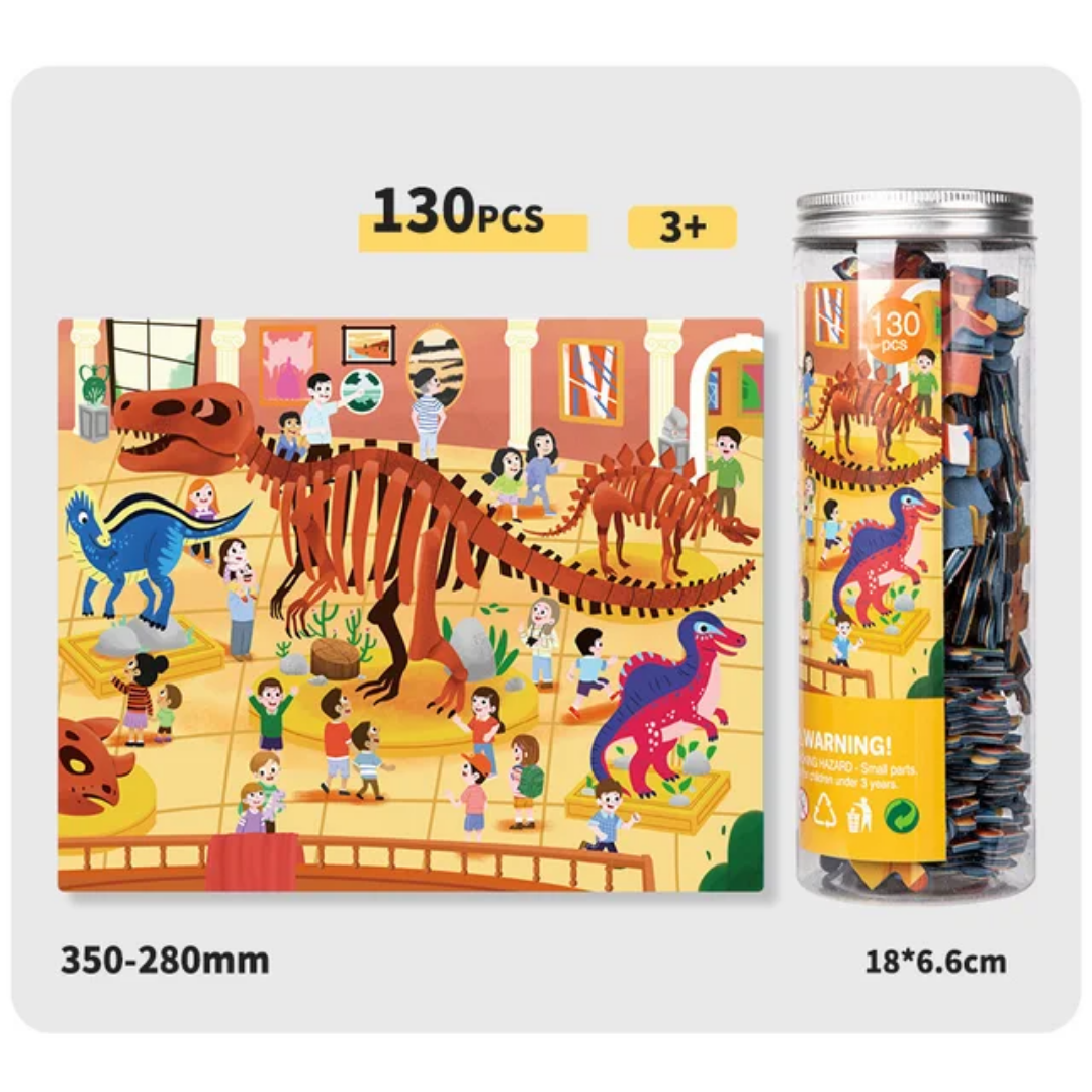 Jigsaw Puzzle Jar 130 Pcs