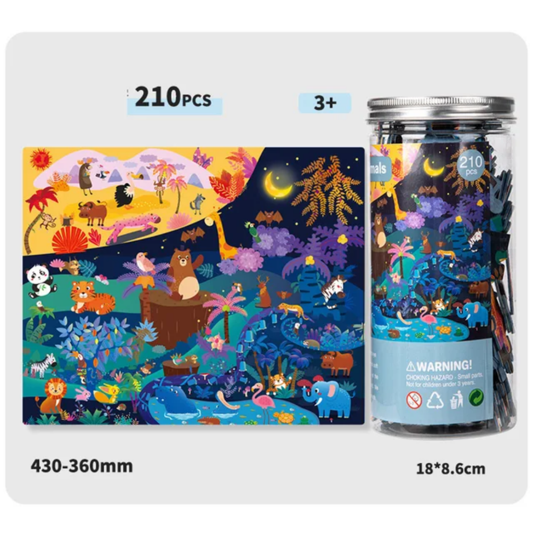 Jigsaw Puzzle Jar 210 Pcs