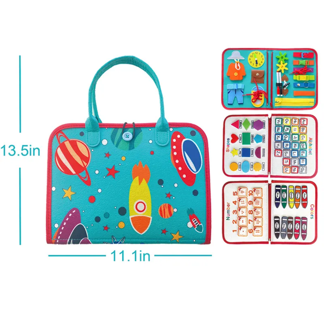 Early Education Sensory 8 in 1 Busy Book