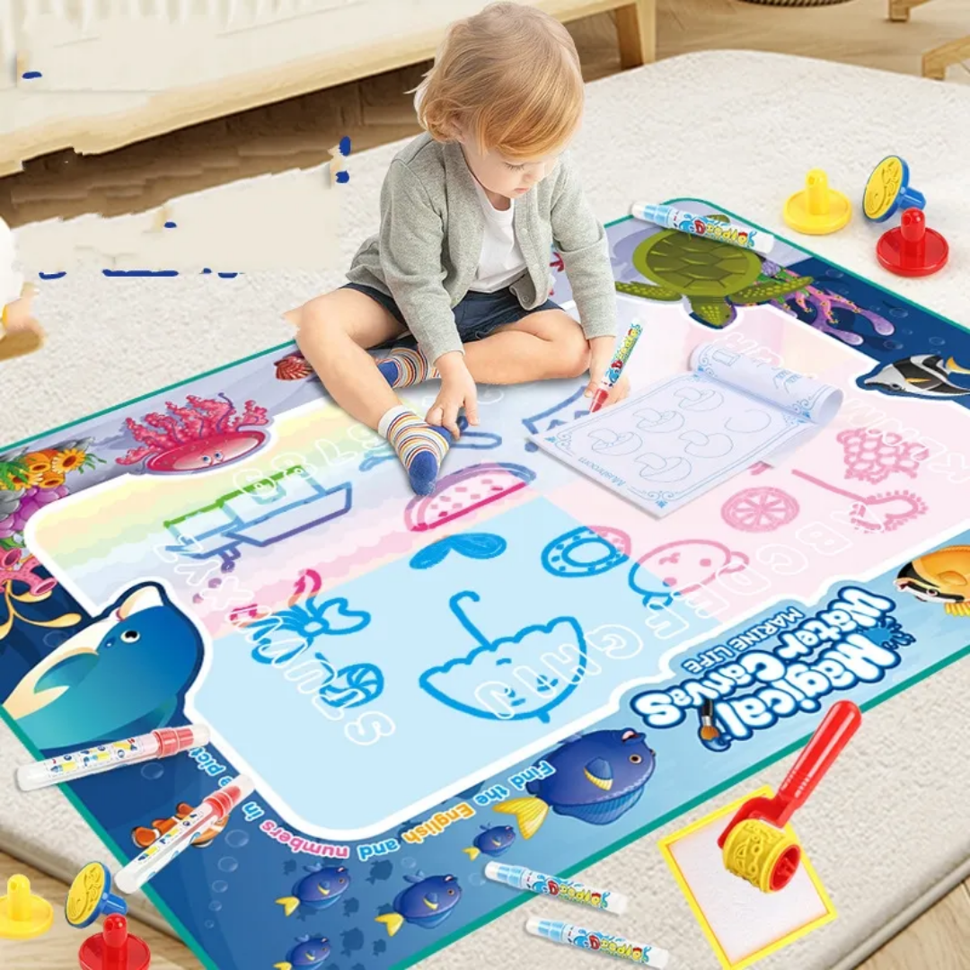 Magical Water Canvas Doodle Mat