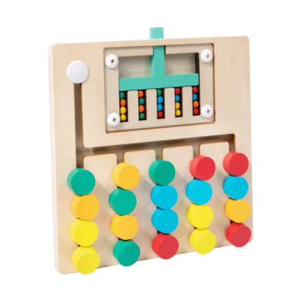 Wooden 5 Colour Logic Game - Endless Puzzles