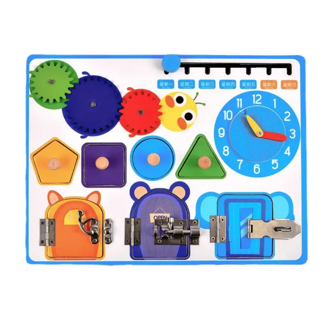 Wooden Open Sesame Busy Board