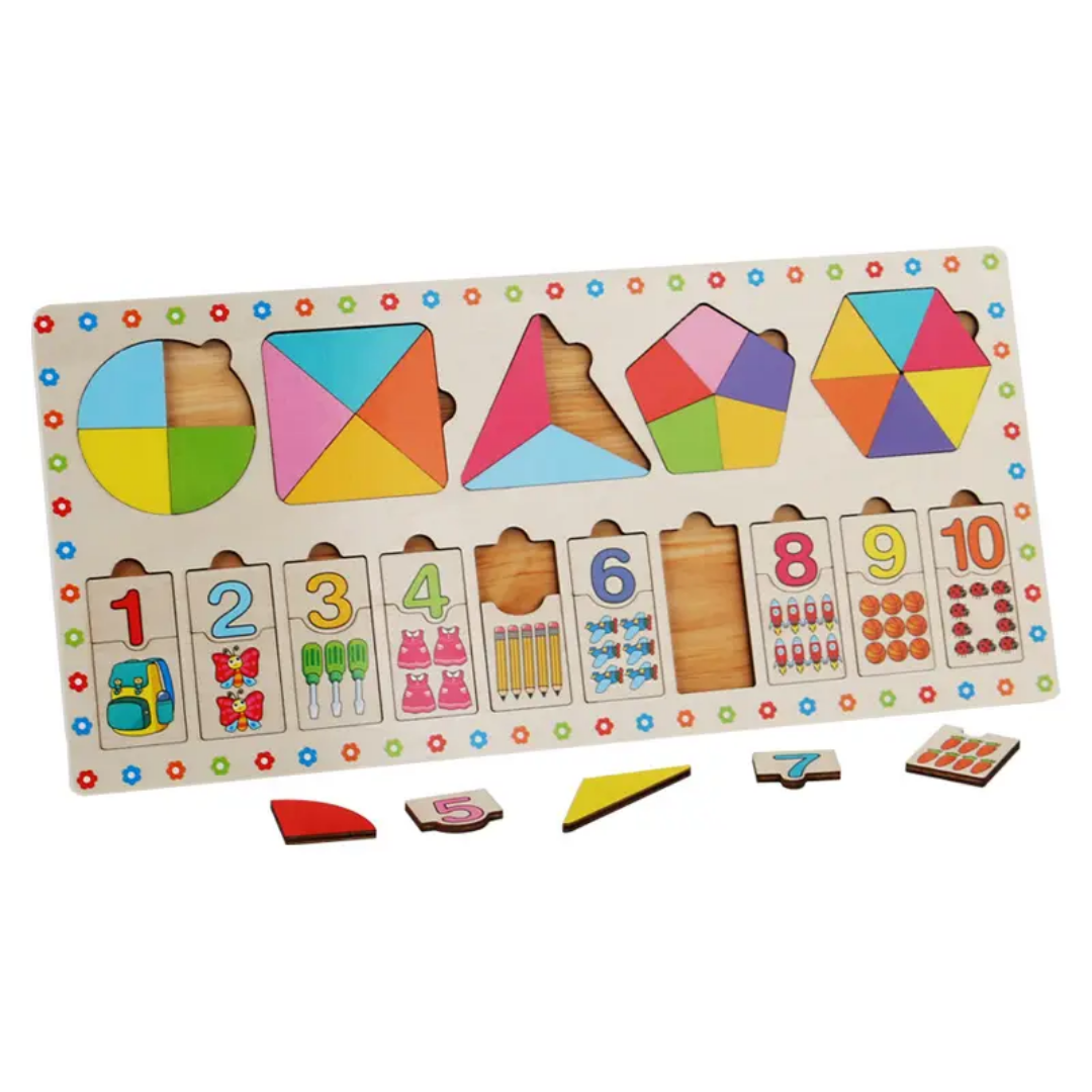 Wooden Hook Variant Shape and Counting Board