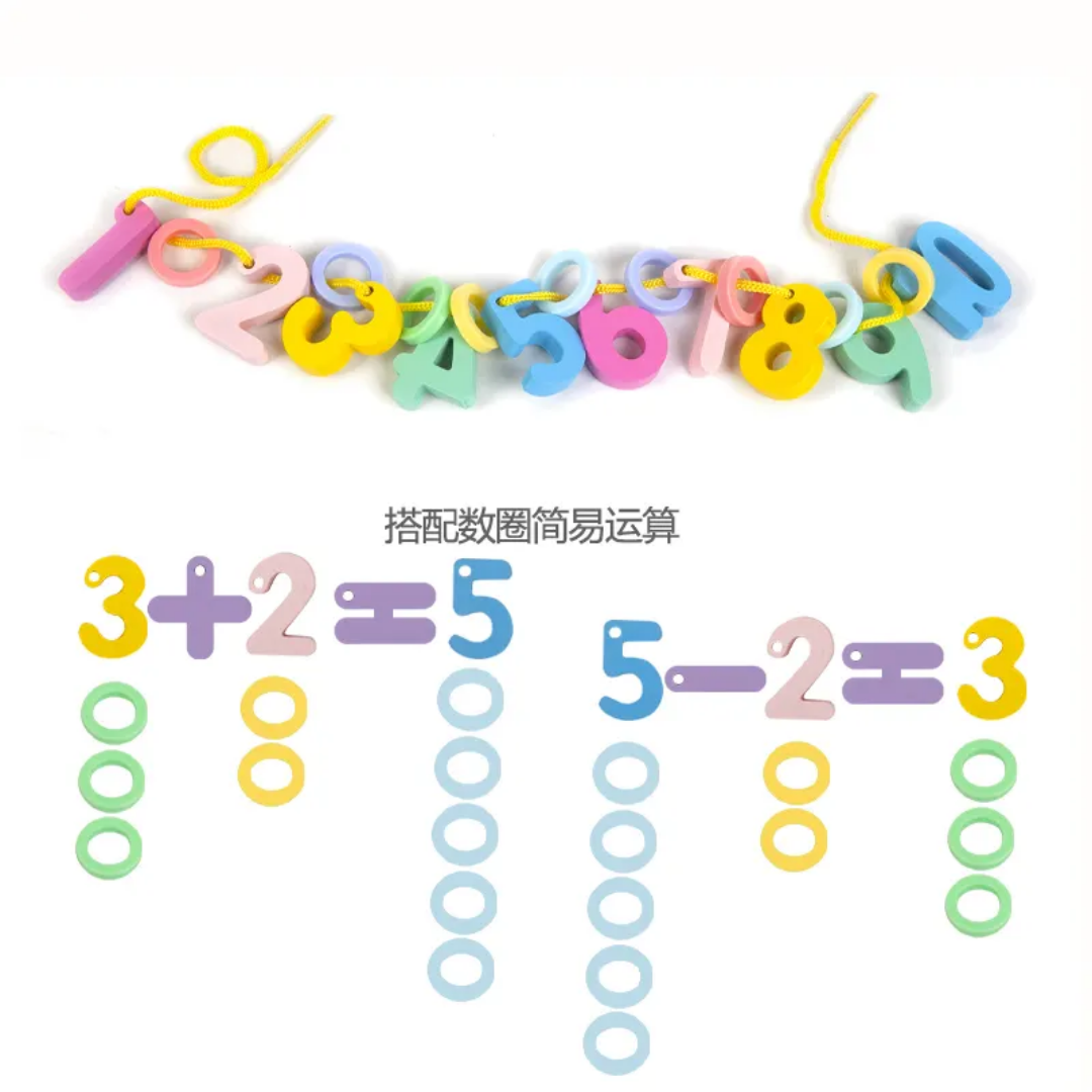 Beaded Toy - Tin Box Alphabets / Numbers - Image 6