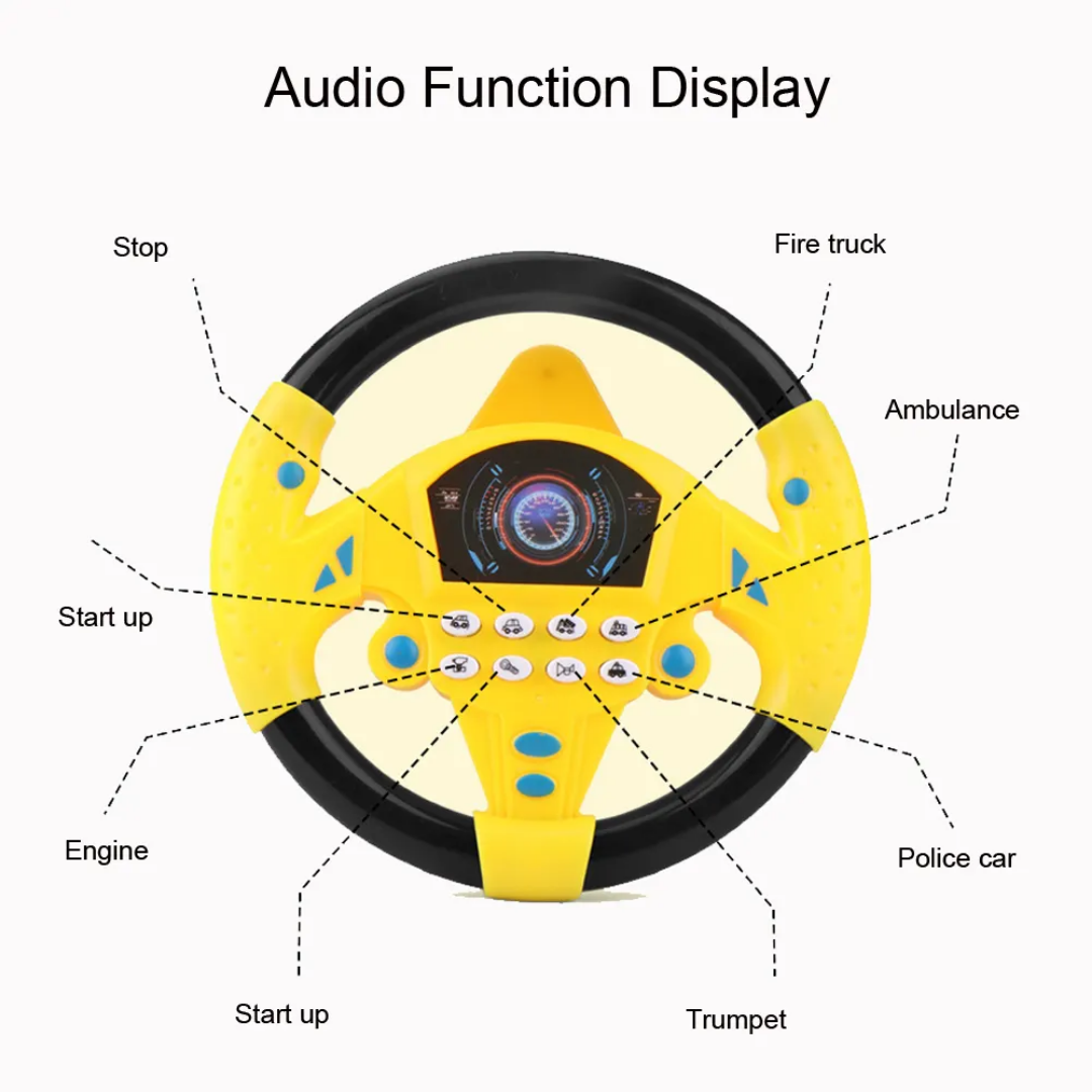 360 degree Rotation Steering Wheel for Kids - Image 5
