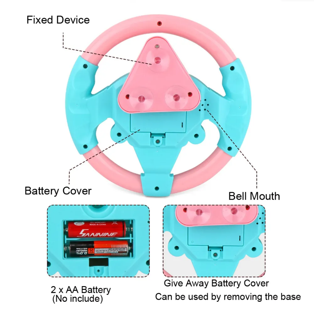 360 degree Rotation Steering Wheel for Kids - Image 4