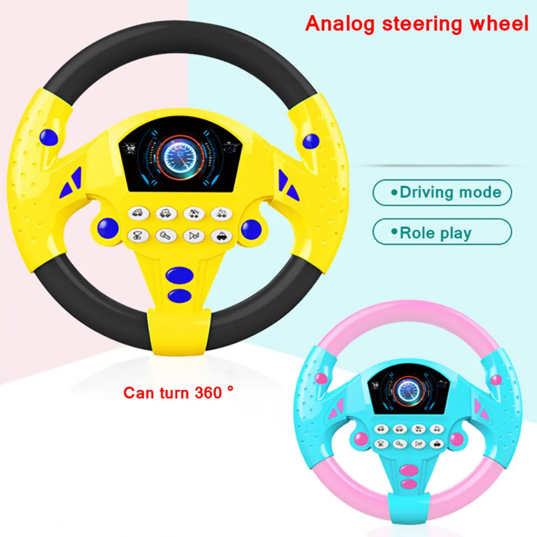 360 degree Rotation Steering Wheel for Kids - Image 2