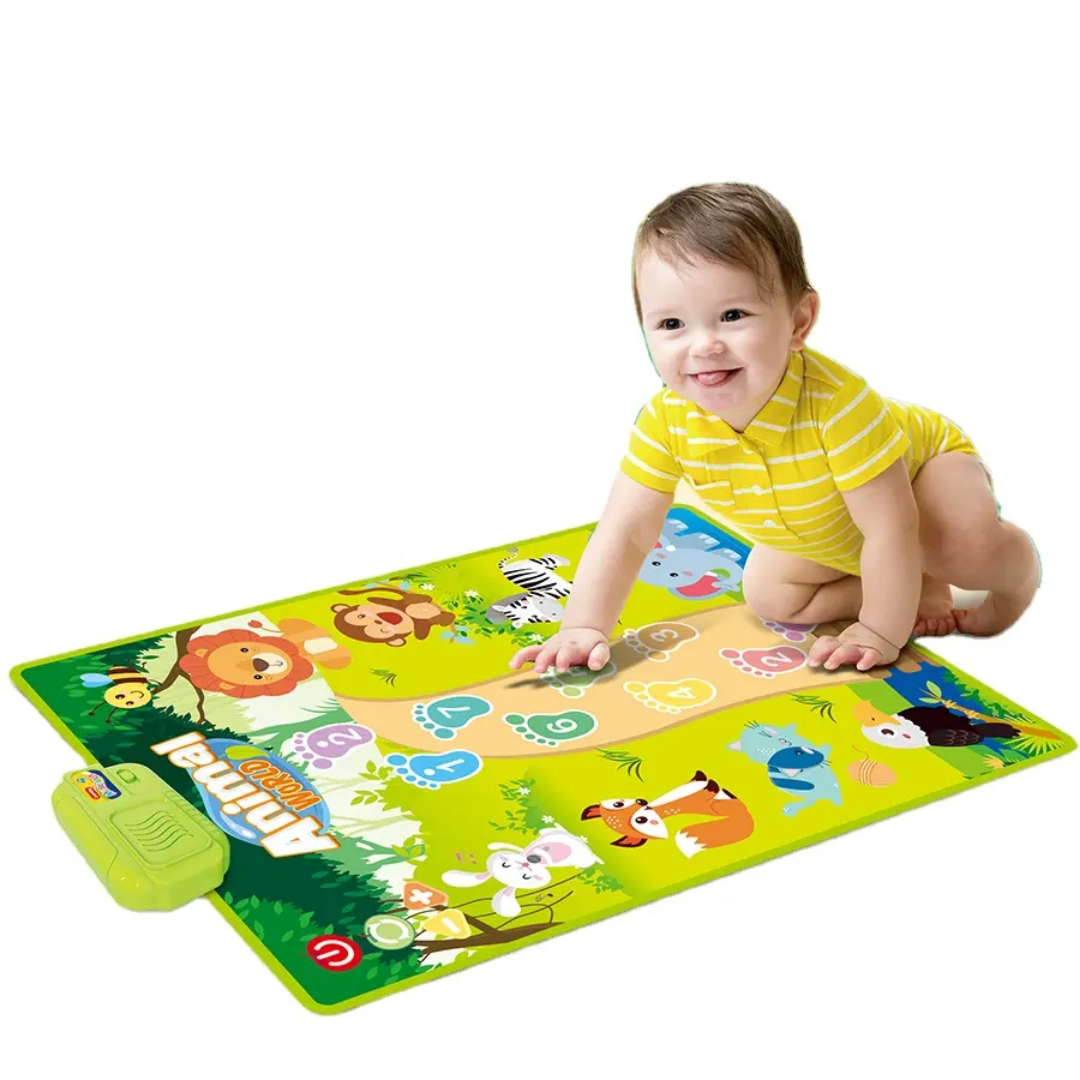 Baby Toddler Music Mat - Animal Theme - Image 4