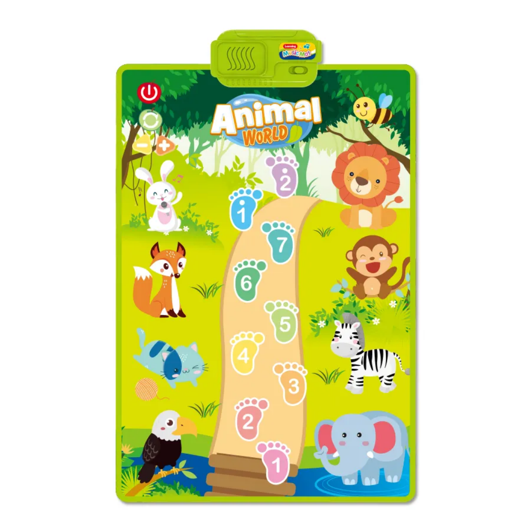 Baby Toddler Music Mat - Animal Theme - Image 6