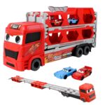 Cars Launching Truck with long Racing Track - 2 cars included - Image 2