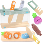 My Little Kitchen Accessories- Fully Wooden Pretend Play - Image 2