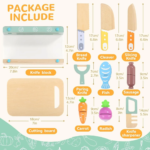 My Little Kitchen Accessories- Fully Wooden Pretend Play - Image 5