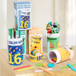 Colour Sorting Single Shape Variant Bucket - Wooden Toy