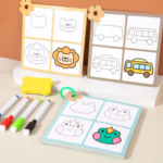 Step by Step Drawing Activity for Kids - Reusable and Erasable Sketches - Image 2