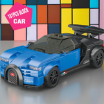 Block Remote Control Blue Car - 181 pcs - Remote operated - Image 5