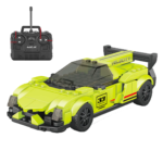 Block Remote Control Green Car - 178 pcs - Remote operated - Image 2