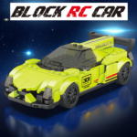 Block Remote Control Green Car - 178 pcs - Remote operated - Image 4