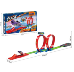 Double Loop Race Track with Catapult