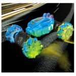 Twisting Stunt Car with Lights - Remote and Hand Sensor operated - Image 2