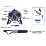 Twisting Stunt Car with Lights - Remote and Hand Sensor operated - Image 4