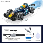 Drift High Speed Stunt Car with Lights - Remote and Hand Sensor operated - Image 4