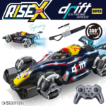 Drift High Speed Stunt Car with Lights - Remote and Hand Sensor operated