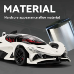 Scale 1:24 Asten Martin Pullback Power Die-cast Car with Doors Openable - Horn, Sound and Lights CZ160 - Image 4