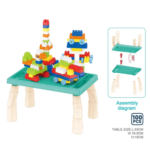 Building Blocks Lego Table with 100 pcs - Image 5