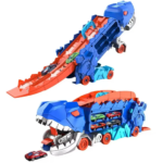 Dinosaur Deformation Car - with Storage and Race Track - Image 2