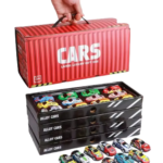 Cars Truck Theme Gift Pack with Tracks and Parking Space - Pack of 48 Cars