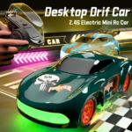 Mini Remote Control High Speed Drift Car - with Traffic Cones and Changeable Tires - Image 6