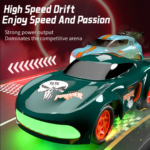 Mini Remote Control High Speed Drift Car - with Traffic Cones and Changeable Tires - Image 2