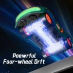 Mini Remote Control High Speed Drift Car - with Traffic Cones and Changeable Tires - Image 3