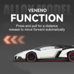 Scale 1:24 Pullback Power Die-cast Car with Doors Openable - Horn, Sound and Lights CZ147D - Image 4