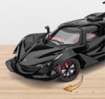 Scale 1:24 Pullback Power Die-cast Car with Doors Openable - Horn, Sound and Lights CZ161 - Image 3