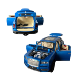 Scale 1:24 Pullback Power Die-cast Car with Doors Openable - Horn, Sound and Lights with Smoke Effect - Image 3