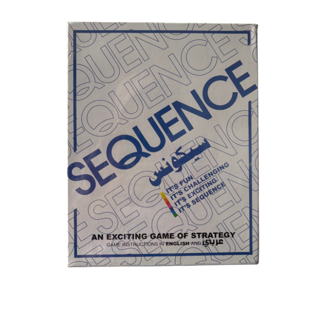 Photo edit - 62 Sequence Board Game - Multiplayer Family Game - Image 1