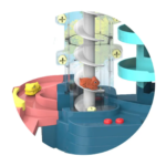 Automatic Dinosaur Track Parking Car Slide Set - Image 2