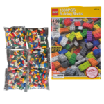 DIY Open Ended Building Block Pcs - 1000 pcs pack