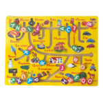 Wooden Alphabet Sliding Path Finder Tile
